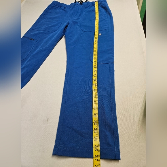 FIGS-Scrubs Cargo Pants Women's Size M/S Blue with Drawstring Waist - Picture 6 of 10